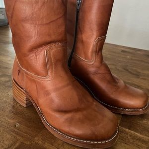Frye Boots, Size 10 Mens, Cognac